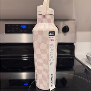 Corkcicle Pink and White Sport Canteen